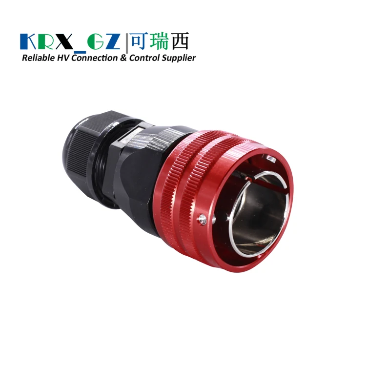 Single Pin High Voltage Dc Connector 120a 150a Ev Battery Connector