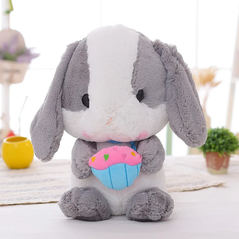 1pc Lop Lapin Poupée En Peluche Dessin Animé Lapin Poupée - Temu