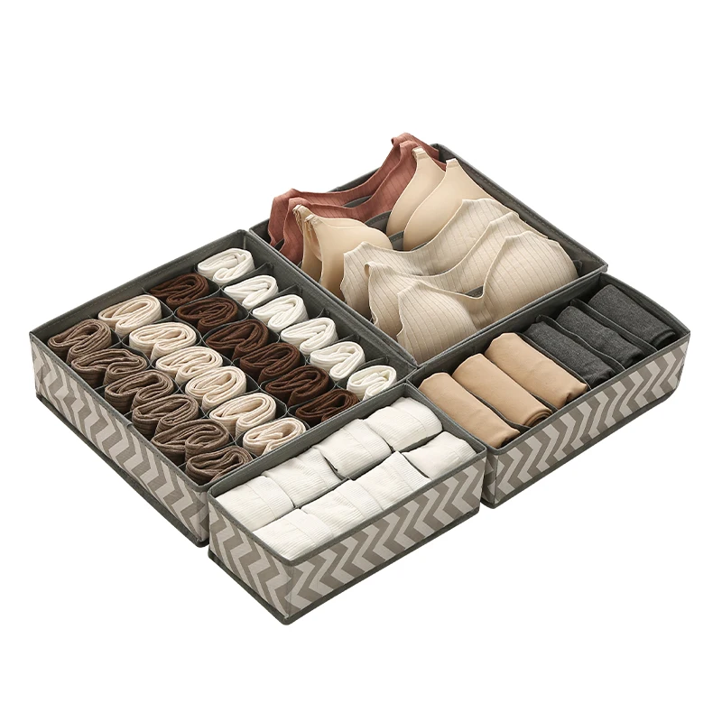Household Hot Sale Clothes Organizer Closet Storage Washable Wardrobe Drawer Organizer For Clothes Jeans Underwear Storage Box