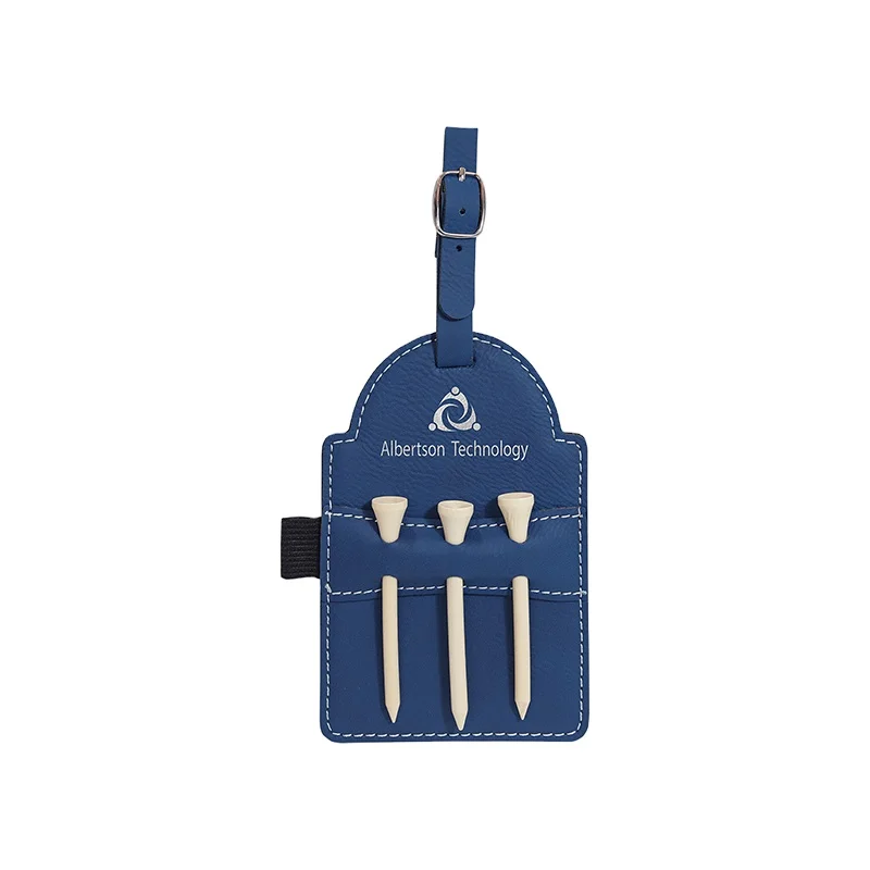 Anpassad Golf Bag Tag Golf Tee Set Hållare Fars Dag Golfer Personliga presenter Multifunktionell Tag