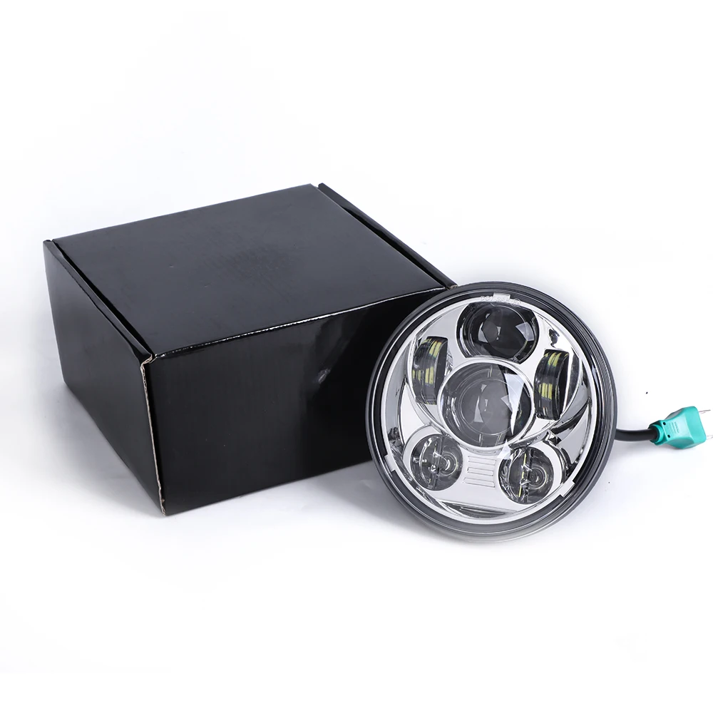 5.75インチLEDヘッドライト Harley Davidson Dyna/Sportster用 3450LM