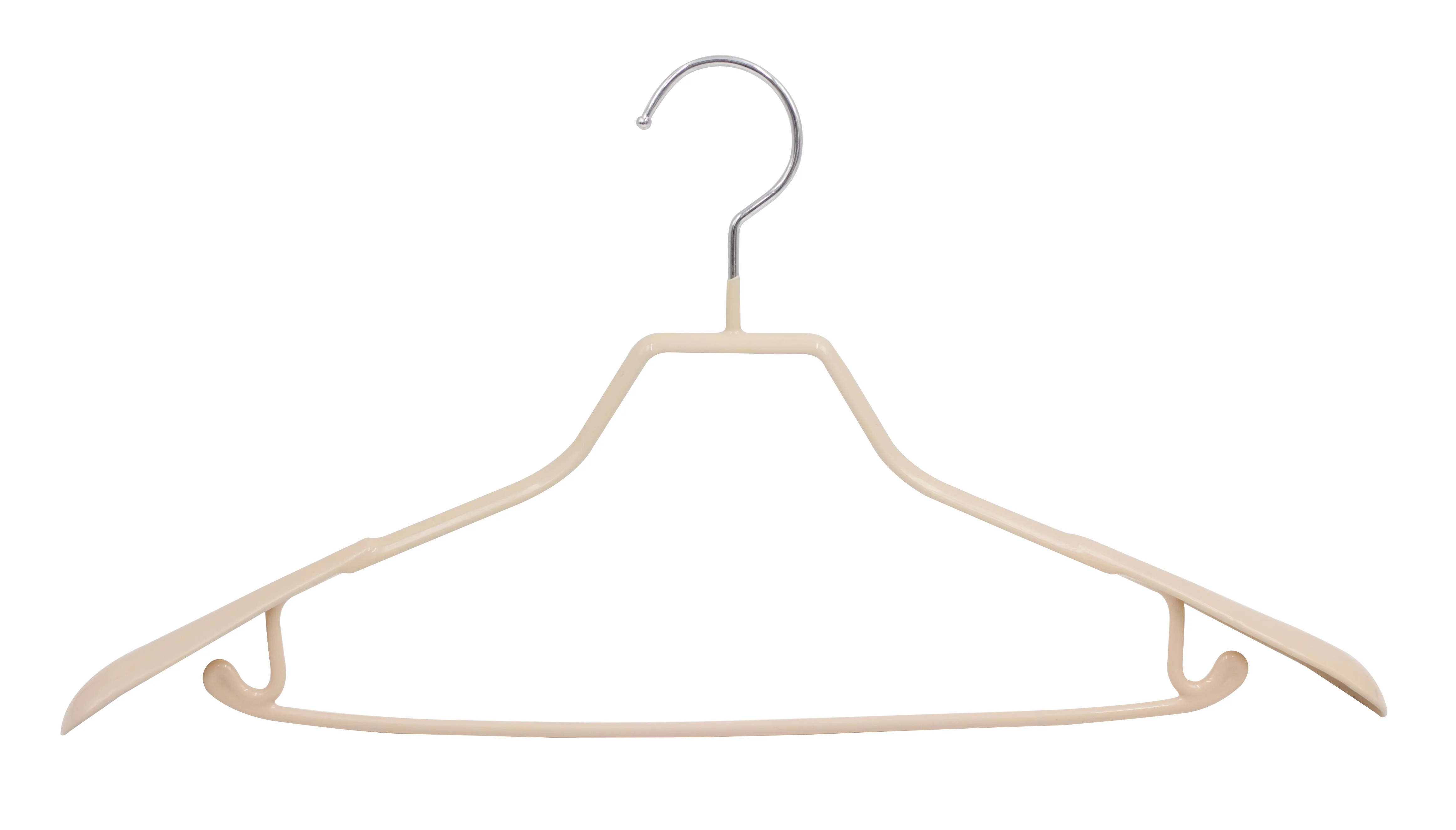 Цветная вешалка с ПВХ покрытием, металлическая Нескользящая вешалка для одежды с широким плечом