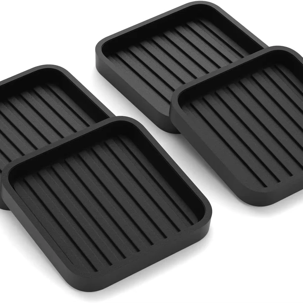 Single Non-Slip Rubber Foot Mat Bed Sofa Cabinet Furniture Floor Refrigerator Base Table Chair Coffee Table Washing Machine