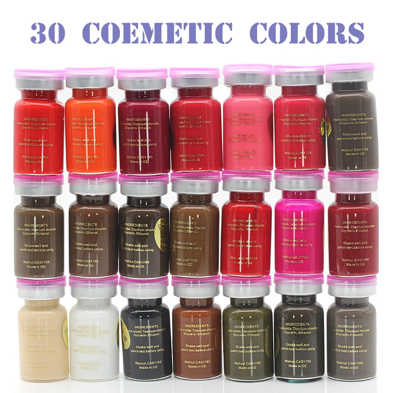 Dragon Micro Pigment Cosmetic Color 8ML Ampoule PMU Ink Micropigment Permanent Makeup Eyebrows Tattoo Microblading Lip