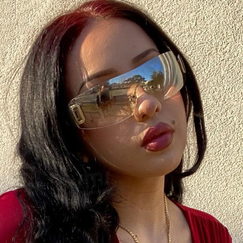 LBAshades 4560 Y2k Glass Punk Sports New Women Men Colour Sunglass