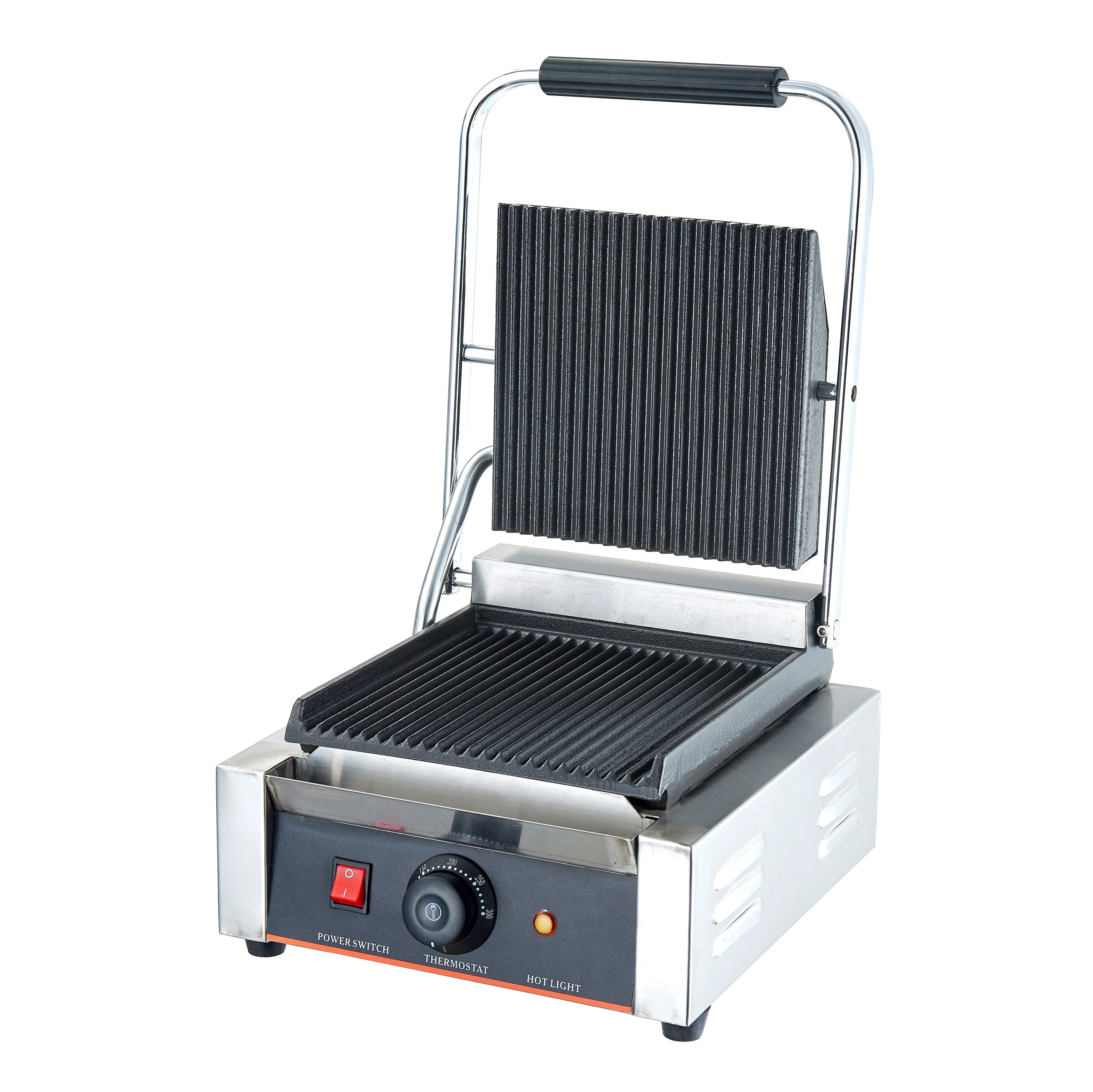 
 commercial panini griller high quality sandwich Stainless Steel panini grill non-stick pan  