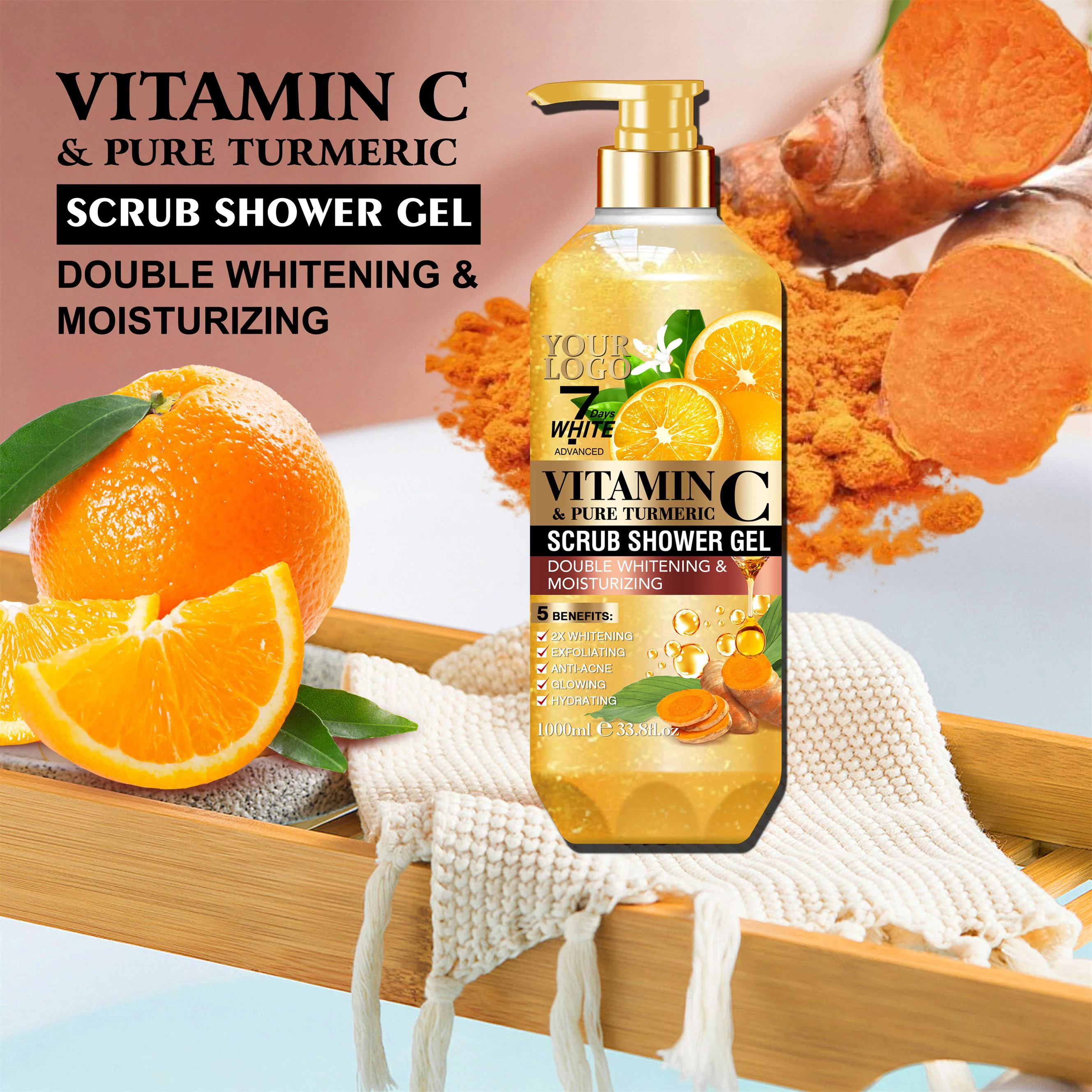 THE PUREST GLOW GEL DOUCHE EXFOLIANT BLANCHISSANT NIACINAMID&Ginseng 1000ml EUR 75,00 - FR