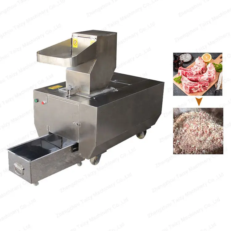Goat Cow Beef Cattle Bone Shredder Shredding Machine Frozen Meat Crusher