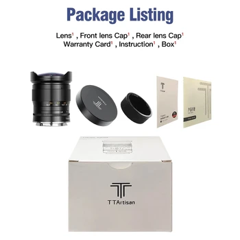 TTArtisan 11mm F2.8 Full Frame FishEyes Lens for Leic a M-Mount Camera M2 M3 M4 M5 M6 M7 M8 M9 M9P M10 M262 M240 Camera Lens product image