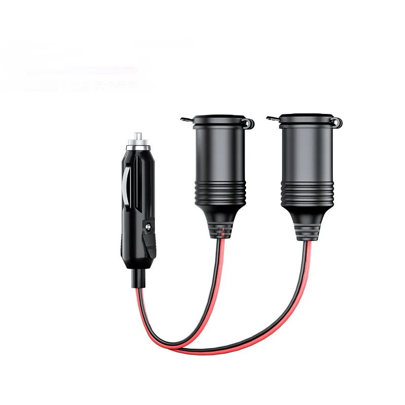 15cm 12/24v Cigarette Lighter Splitter Cable 1 Plug to 2 Socket 2P*16AWG|  Alibaba.com