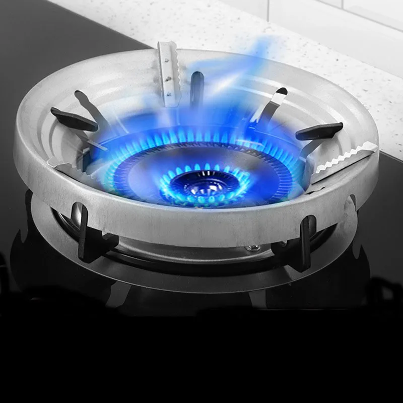 Gas Stove Cover Windshield Windproof Ring Cooktop Gather Fire Energy