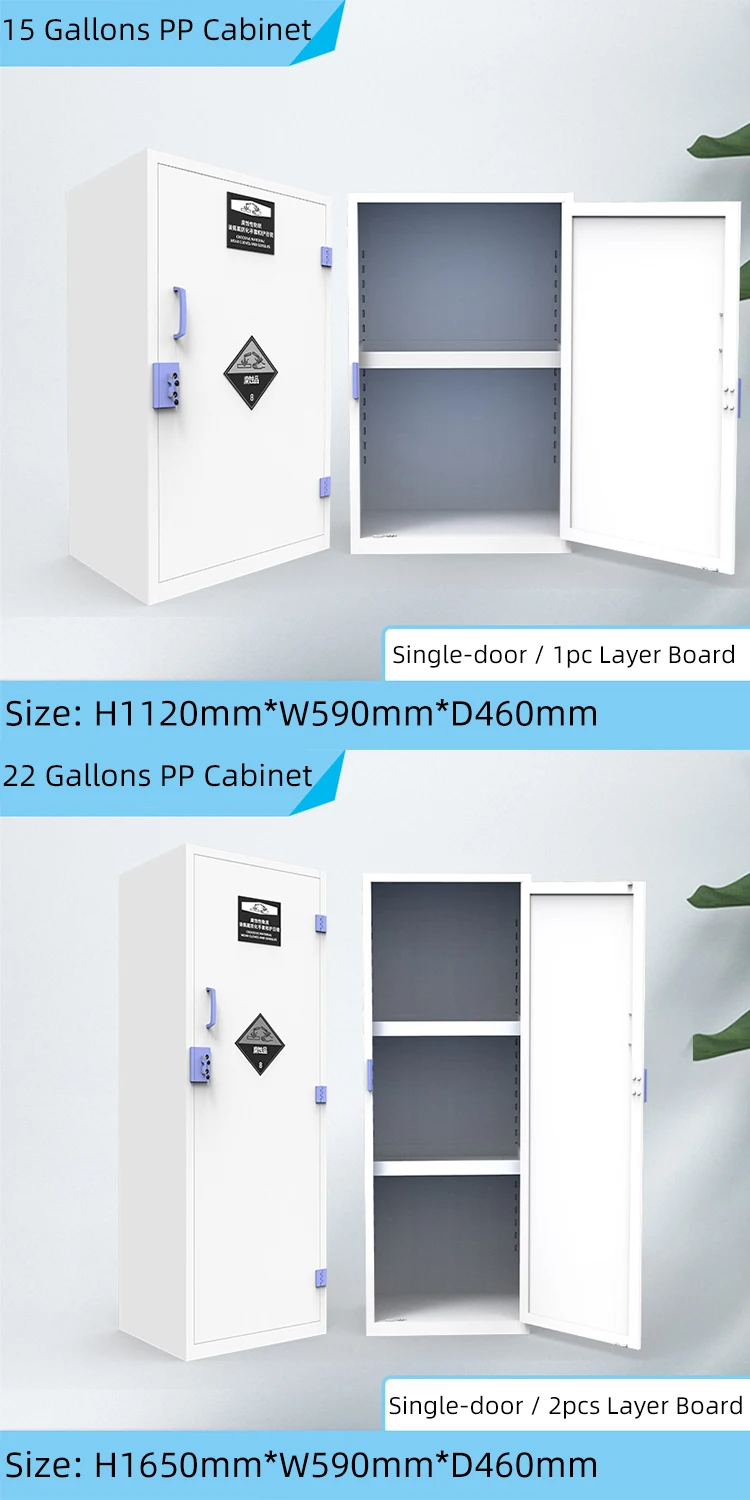 Factory Double Lock Pp Medicine Acidbase Chemicals Storage Buy Pp