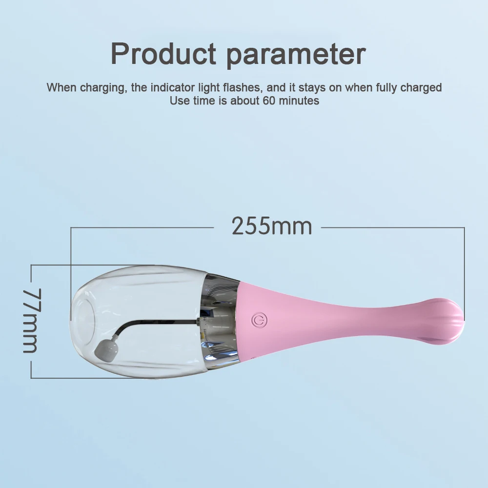 Electric Enema Device Anal Vagina Cleaner Anti Reflux Silicone Head Plug  Anus Toy Douche Cleaning Tool for Women