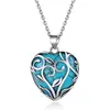 12.Corazón Creado Turquesa - Hoja Celta Dec.