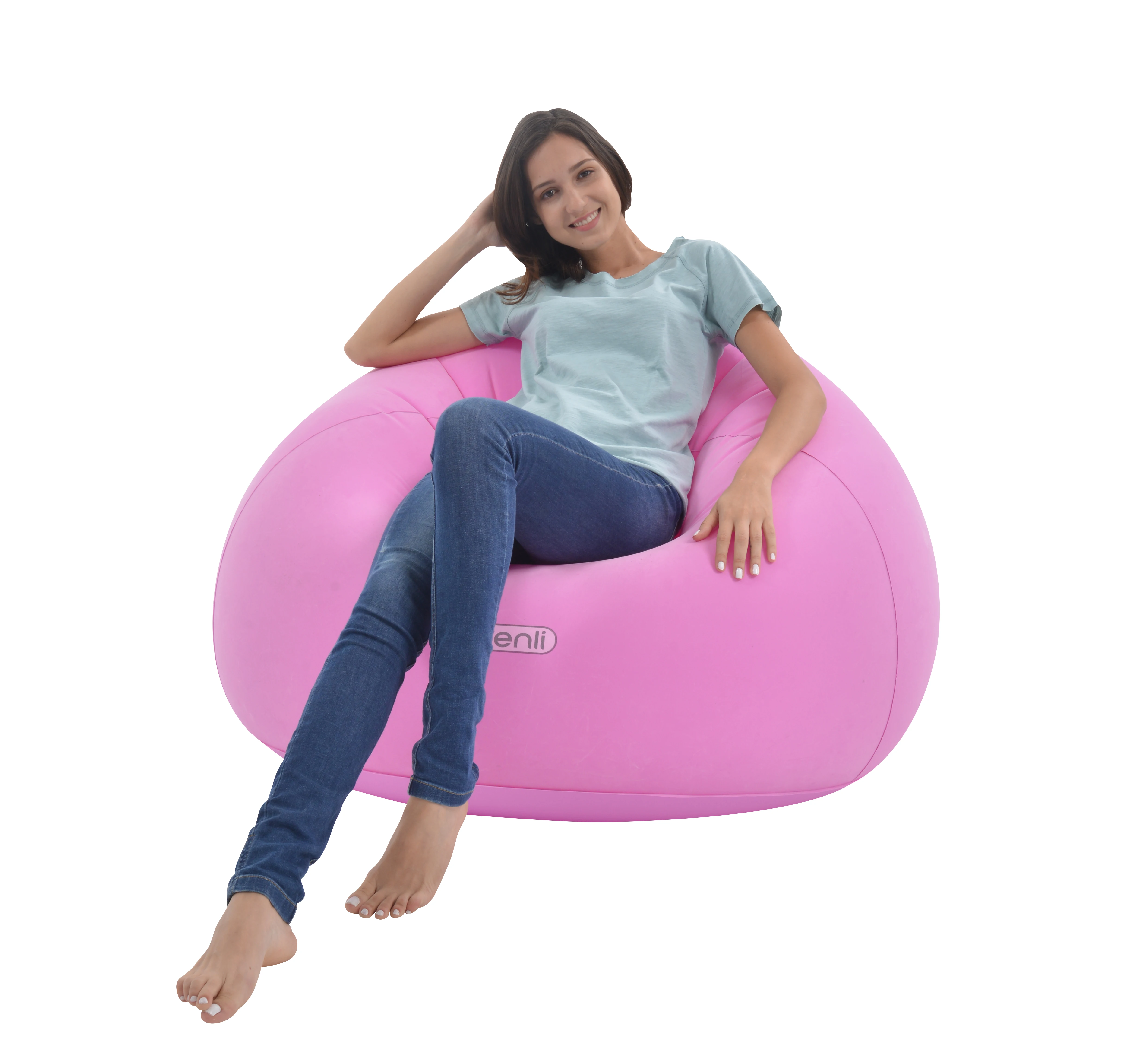 Производство оптовая продажа кресло Jilong Avenli для гостиной розового цвета диван воздушный матрас