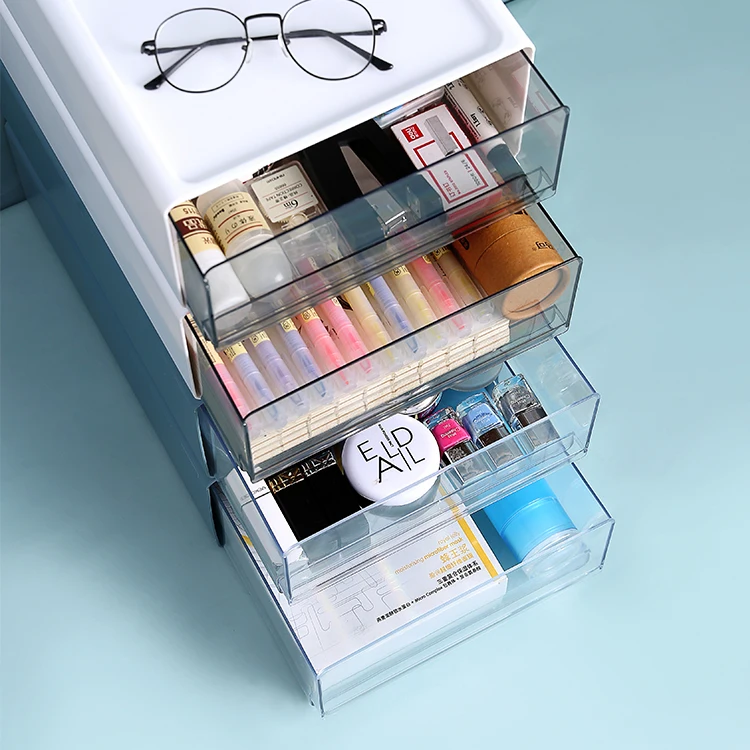Office Supplies White Big Rectangle Clear Drawer Plastic Stackable Desk  Organizer - Buy Office Supplies Desk Organizer,Kids Stationery Paper Desk  Organizer,Organizador De Escritorio Table Desk Storage Box With Drawer  Product on 