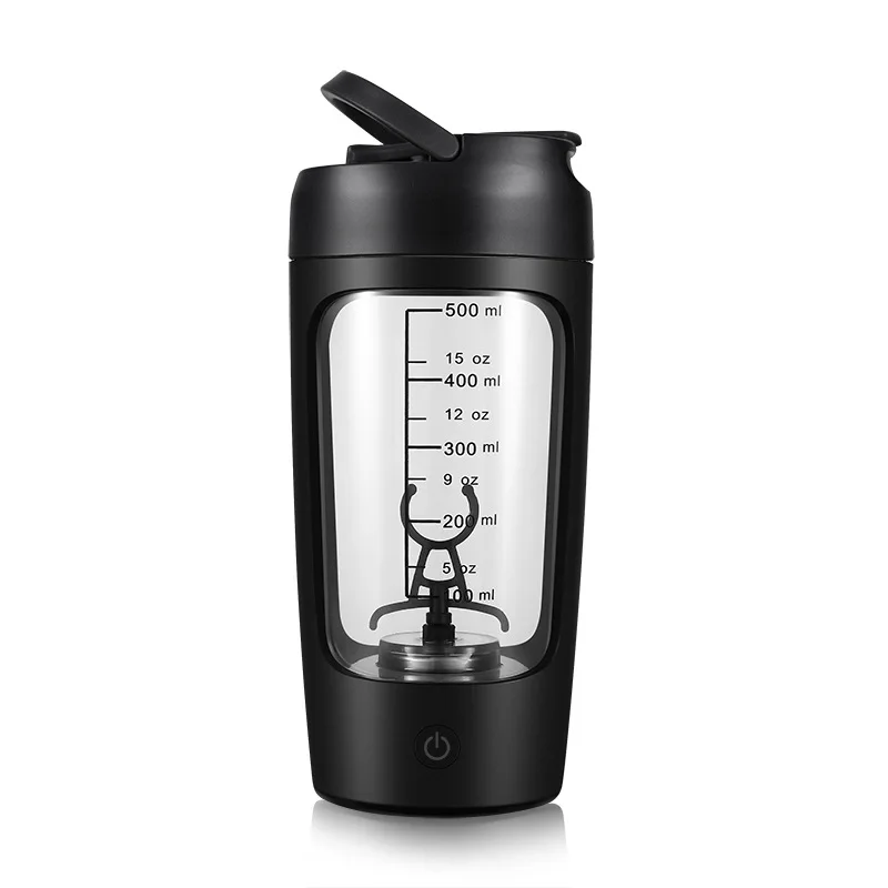 1pc 650ml/22 Oz Electric Protein Shaker Bottle, Made With Tritan