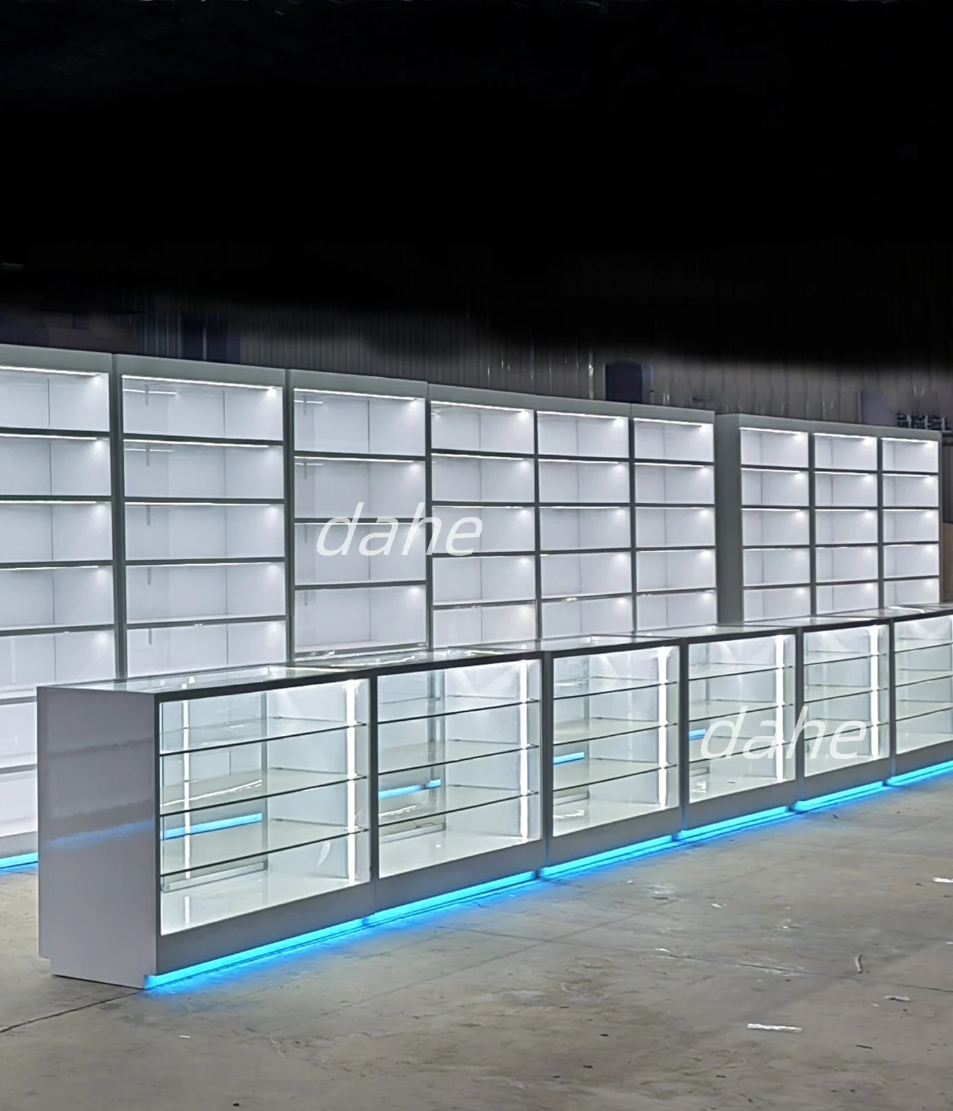 Used Display Cases Commercial Glass Cabinets Display Case For Dispensary Smoke Store ...