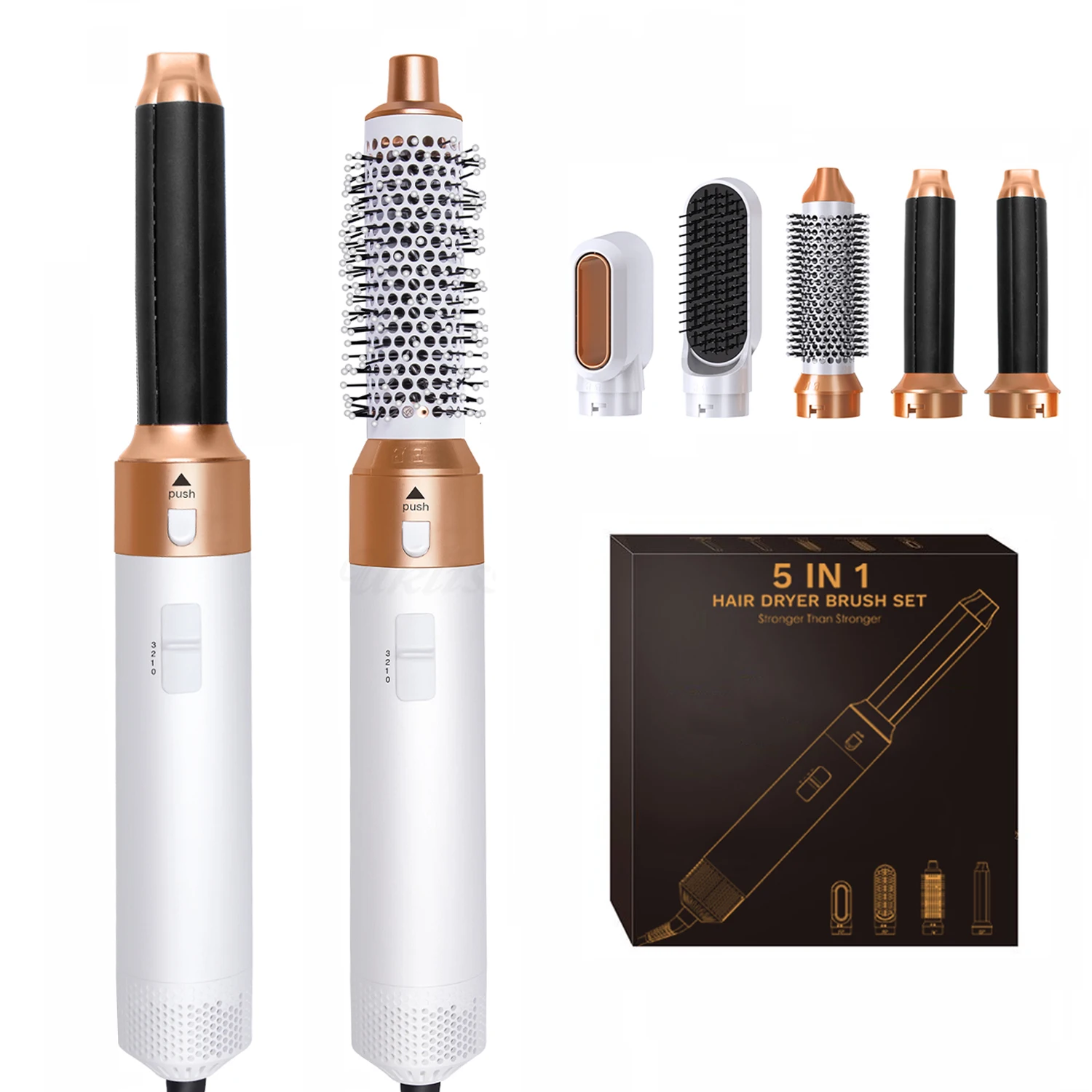 Ce Certificate Coanda Auto Wrap Styler Curler Hot Air Brush Comb Blow