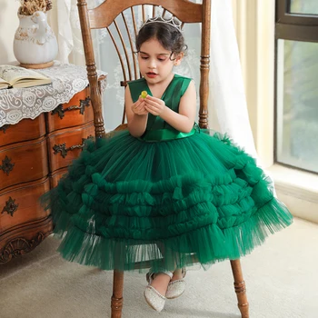 5 Years Girls Party Wear Dresses Kids Birthday Party Dress Smocked Dresses Girls Boutique