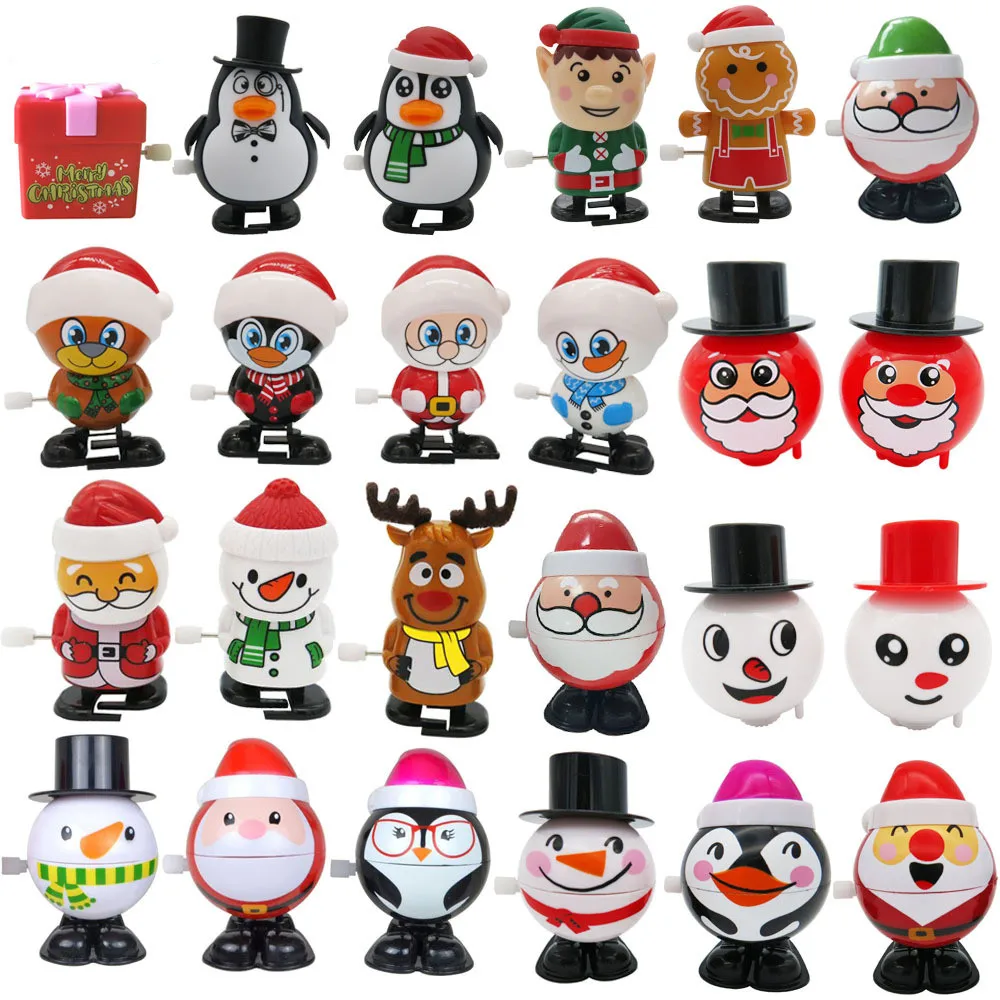 
 Новые рождественские игрушки для детей Windup ходящий Санта-Клаус рождественские игрушки-фиджеты  