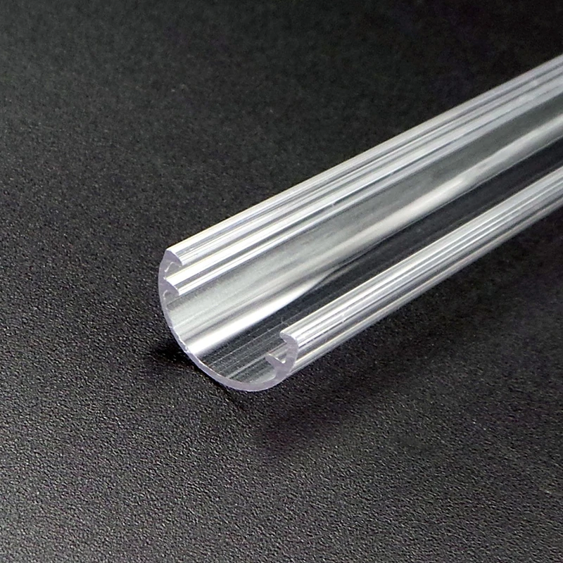 Plastic Extrusion Light Diffusion PC PMMA Acrylic Polycarbonate Half Round Diffuser Cover LED Strips Lamp Linear Covers