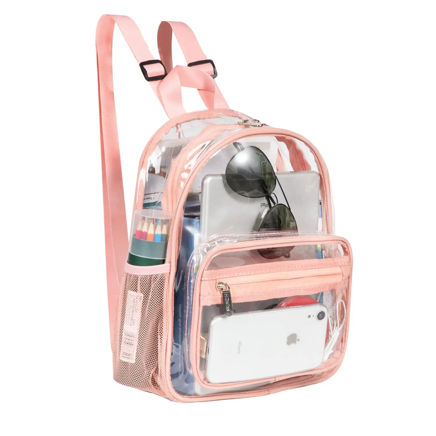 Dicasser Mini Clear Backpack Stadium Approved See Through Waterproof ...