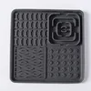 Small grey pet slow food mat