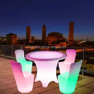 High Quality Fashionable RGB Glowing Led Bar Chair