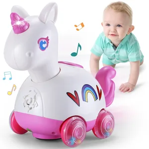 EPT Unicorn Giraffes Walking Learning Music Children Toys for Kids Early Educational Playing