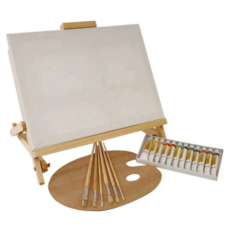 Мольберт на английском. Oil creative easel set набор художника. мольберт и краски. мольберт для масляных красок. холст краски мольберт.