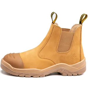Direct Supply Manufacturer's New Chelsea Boots Steel Toe Caps Industrial Labor Protection Shoes Anti-Smash Anti-Puncture Autumn