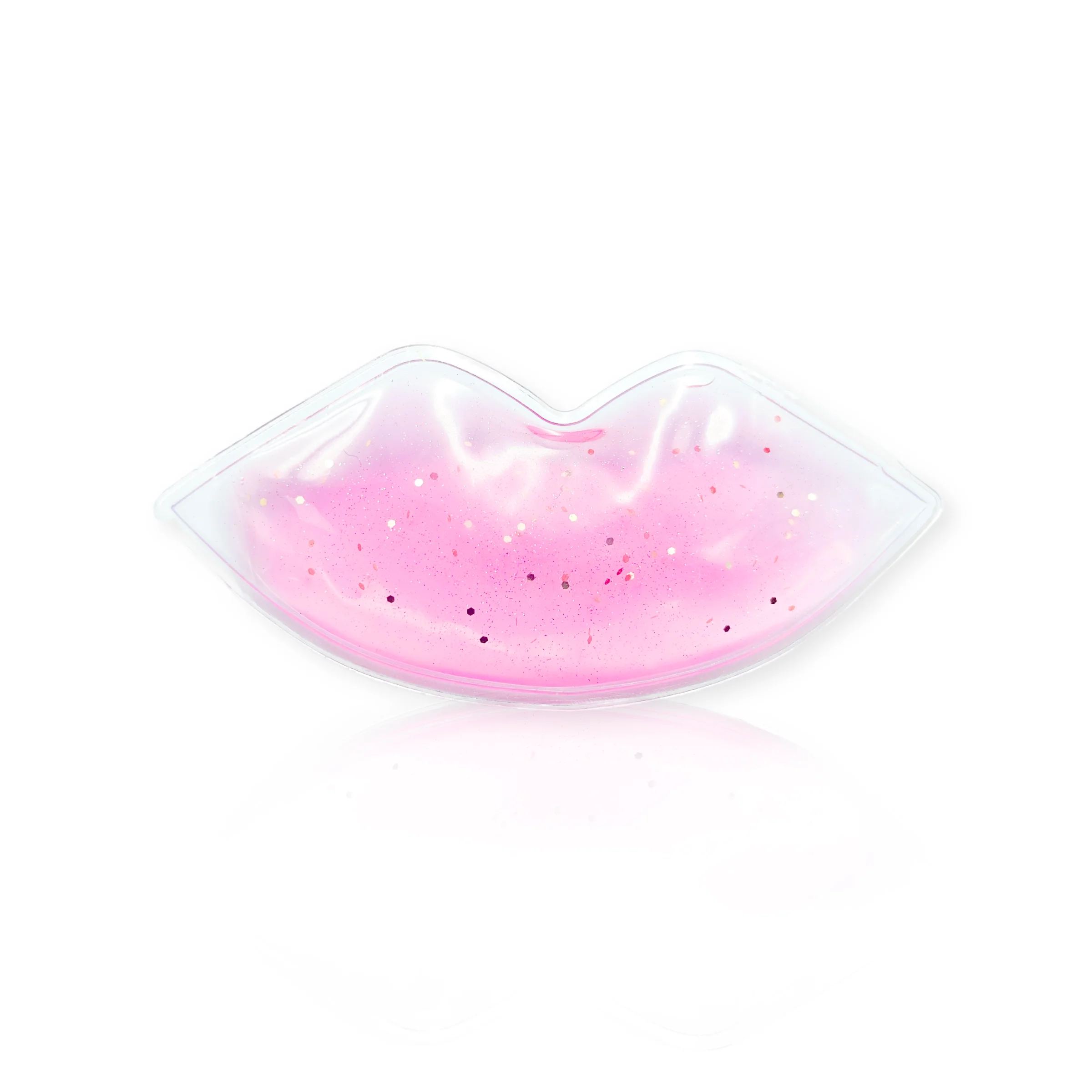 Bulk Reusable Hot and Cold Packs Lip Gel Ice Pack Cooling Eye Pads Gel Beads Custom Lip Ice Pack Logo Heart Shape Lip Ice Packs