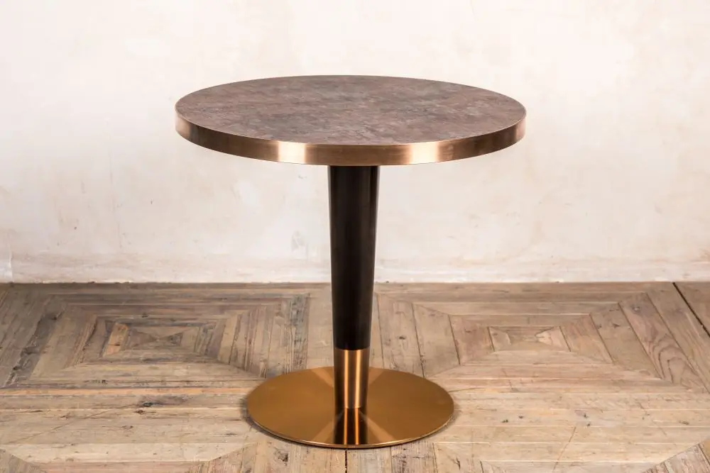 Square Round Light Luxury Formica Hpl Cafe Table For Bar Cafe