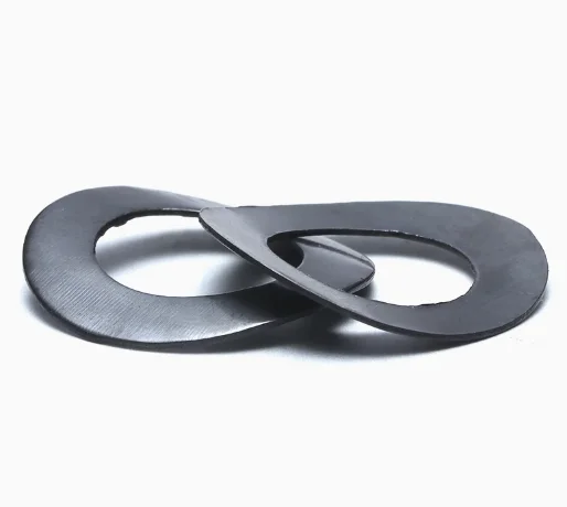 product fast delivery conical spring carbon steel manganese steel surface treatment black custom elastic locking wave spring washer-60