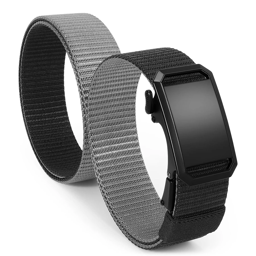 Hot Selling Adjustable Training Nylon Ratchet Belts Men's Golf Casual Jeans Adjustable Tactical Belt