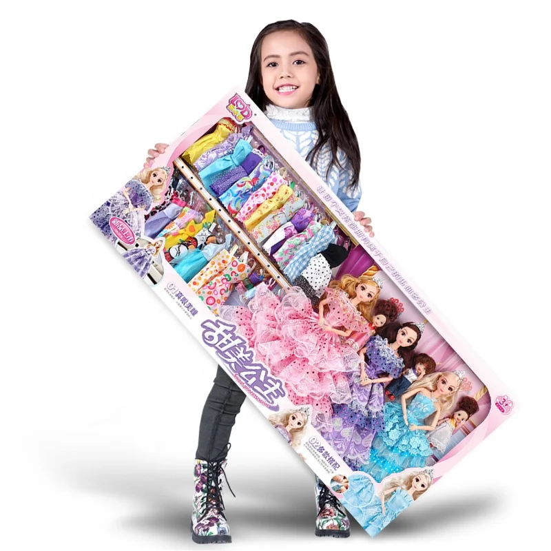 Оптовая продажа детсая Подарочная коробка для маленькой принцессы игровой домик детская игрушка кукла комплект
