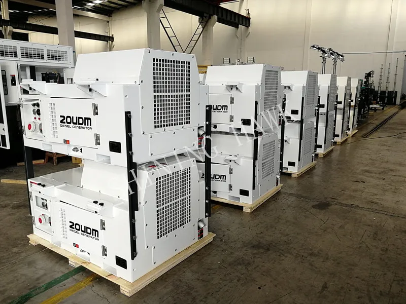 Kubota Engine for Underslung Genset Use with 180L Fuel tank 15kw Gensets 60hz 460V Under of Truck Chassis