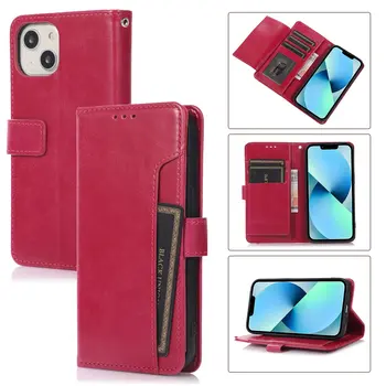 Luxury Leather Flip 2 in 1 wallet Phone cover for iPhone 13 Pro max 12 12 mini 7 8P
