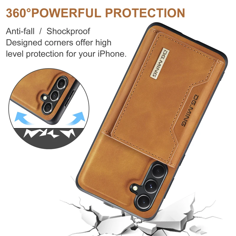 OKZone Cover per Oppo A15 / Oppo A15S / Oppo A35, Custodia Flip Pelle Portafoglio Magnetica Libro [Slot Schede], Silicone TPU Bumper Wallet Supporto Cover, Antiurto [Kickstand] (Blu