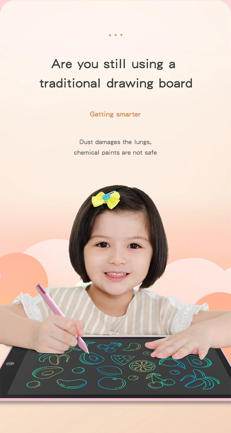 Drawing Board For Kids Lcd Reusable Writing Tablets Sketch Board Drawing Tablet Lcd Electronic