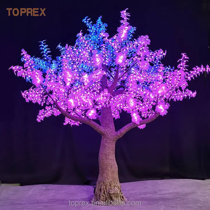 Programmable Park Christmas Luminous Tree Large Artificial Luminous Led Holiday Decorative Tree with Lights Outdoor