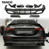 Rear diffuser + black exhaust tips