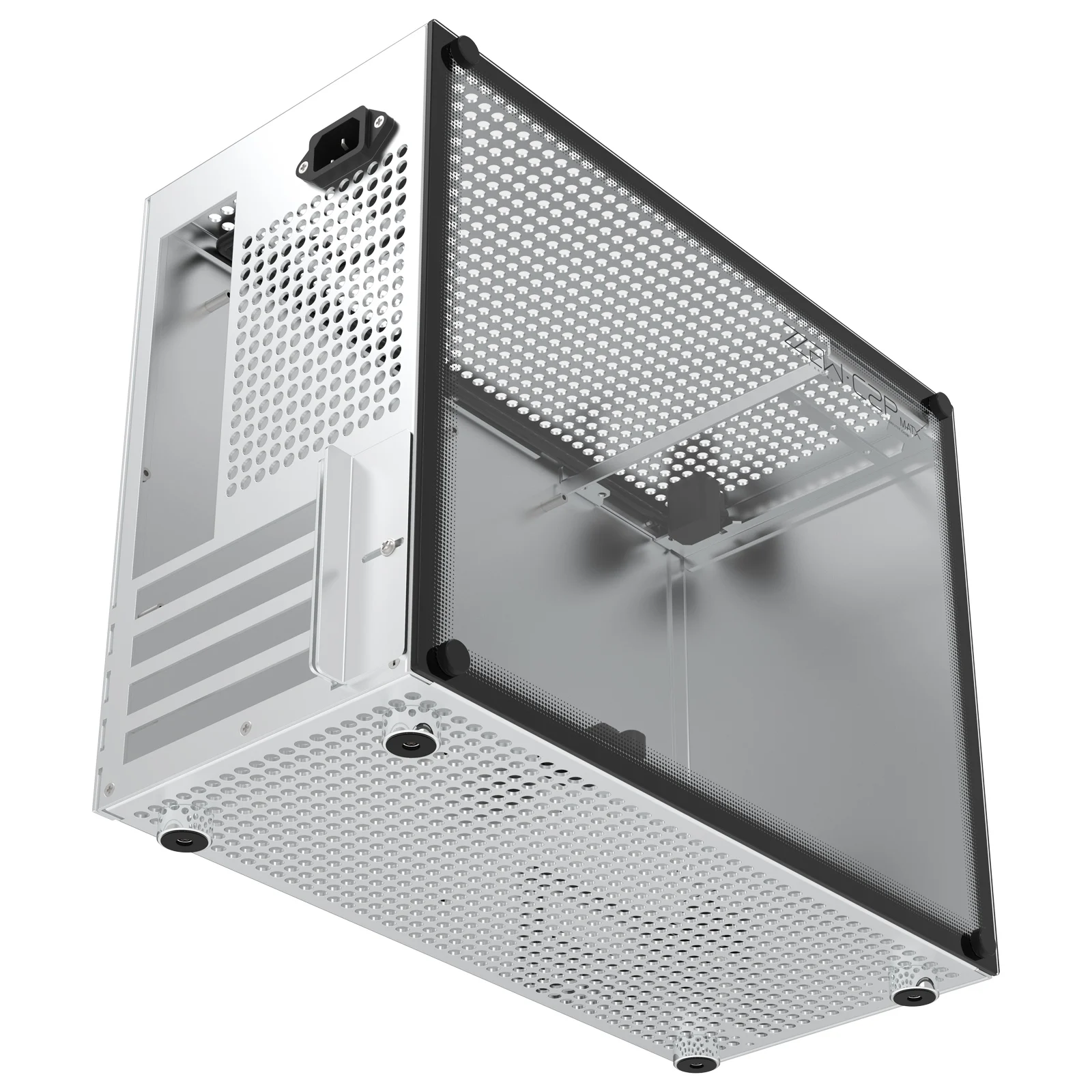 Aluminum Micro ATX Case MATX Case ZZAW C2P Desktop Chassis Computer Gaming PC case with DIY Installation