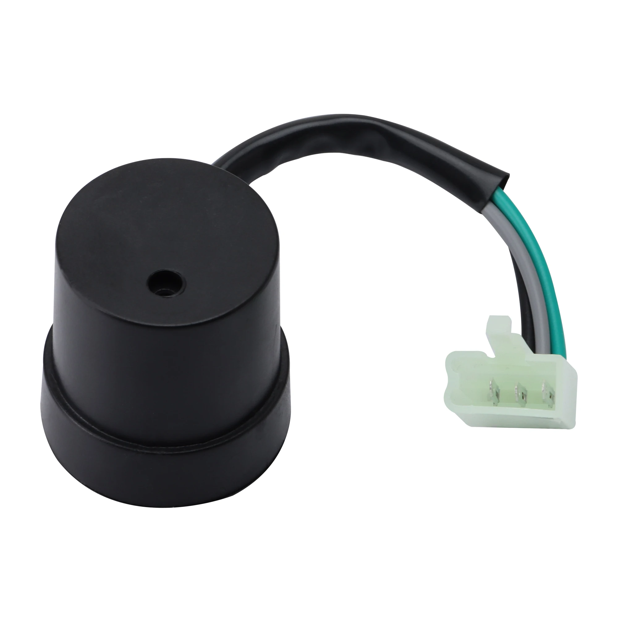GOOFIT Motorcycle Turn Signal Electronic Flasher Relay 12V 3 Pins With Buzzer for ATV Dirt Bike Go Kart Scooter