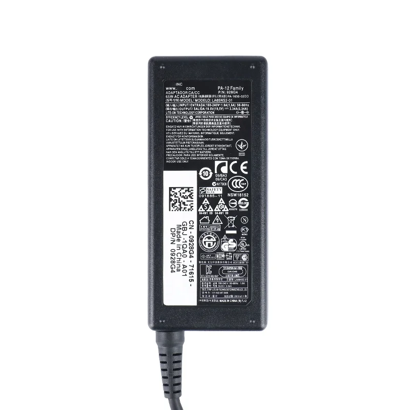   65w Power Charger For Dell Ha65ns5-00 La65ns2-01 310-2860  N18951 K9tgr Laptop Adapter - Buy For Dell Laptop Charger,   Laptop Charger Adapter 65watt,For Dell Laptop Adapter Price Product on  
