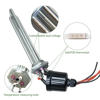 Elemento Riscaldante Elettrico Tubolare For L'acqua Del Carro - Foto 7