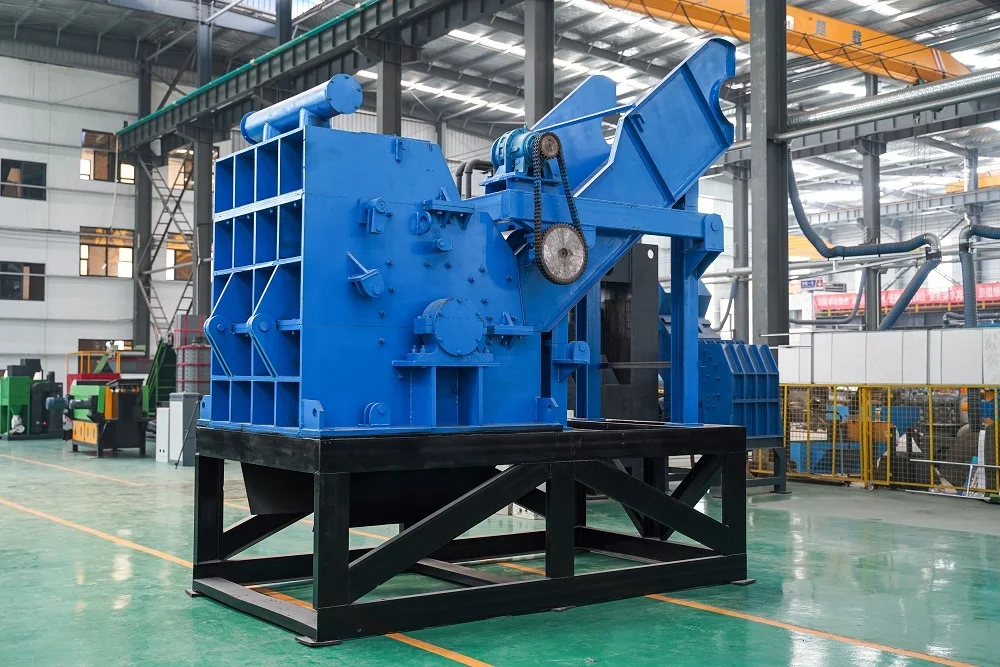 Low Cost Price Automatic Hydraulic Scrap Car Bicycle Shredder Waste