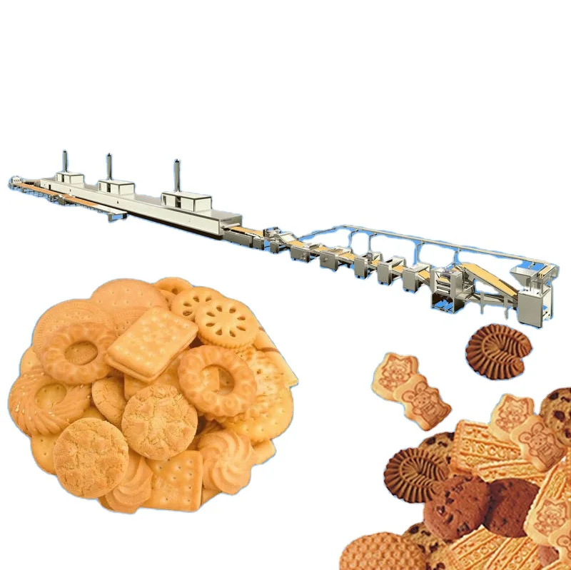 PLC Controlled Hybrid Gas Tunnel Baking Oven for Biscuit Bread Cake