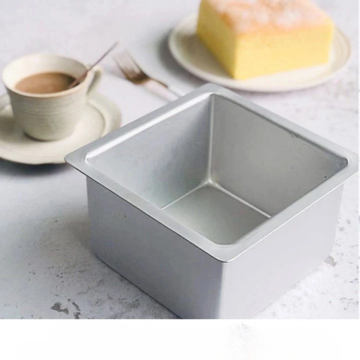 Baking Mold Square Water Cube Non Stick Carbon Steel Square Toast Box Loaf Tin Cake Mould Bread Mold
